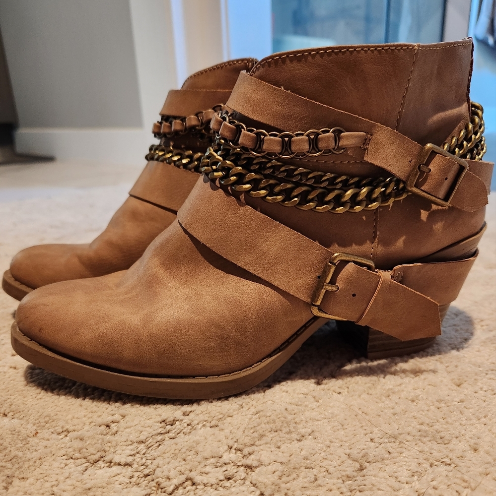SO tan booties